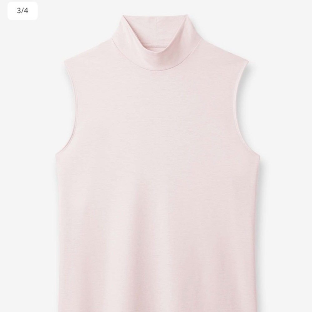 Tommy John sleeveless mock neck